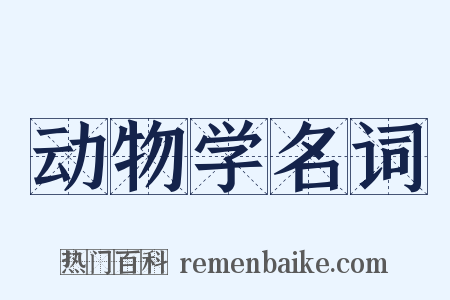 动物学名词是什么意思的图片